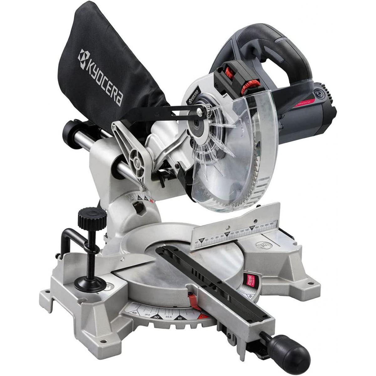 京セラ 旧リョービ 卓上スライド丸ノコ ATSS192 ノコ刃外径190mm 左傾斜 レーザーマーカー チップソー付 軽量 ベーシックモデル|ダイユーエイト店
