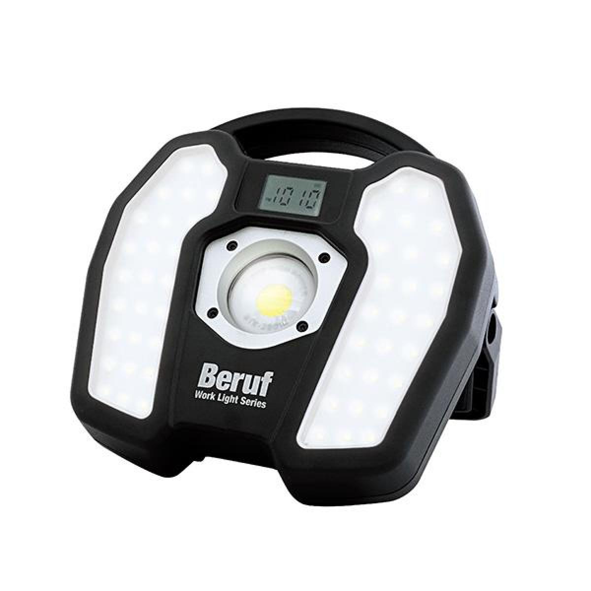 イチネンアクセス LED ハイパワー ポータブルワークライト BTK-2801R 投光器 調光 スマホ 充電 現場 照明 アウトドア｜ダイユーエイト店
