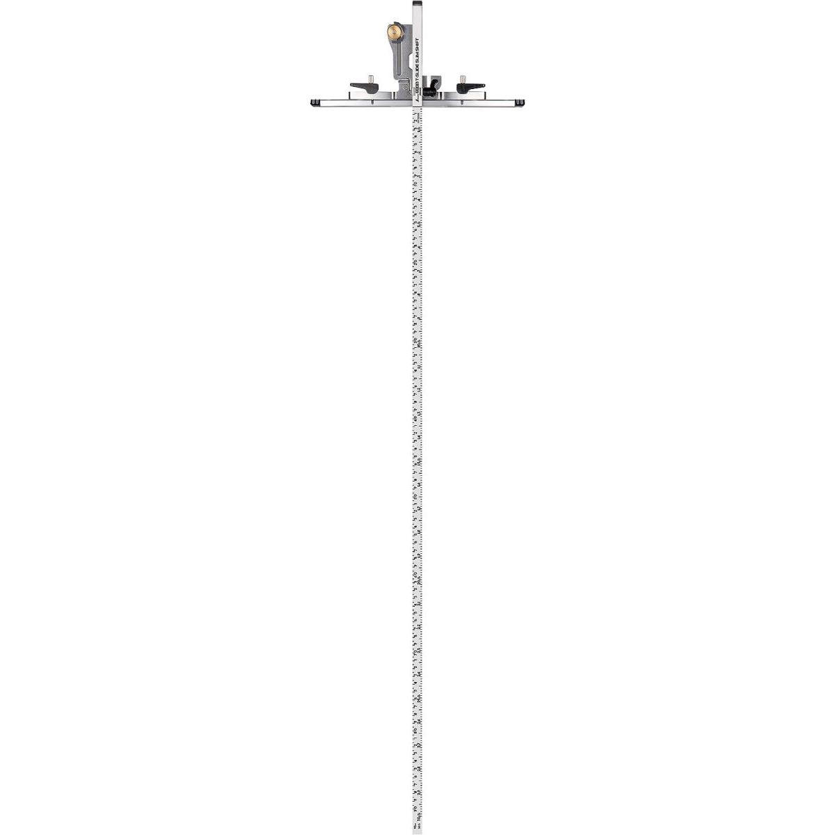 シンワ測定 丸ノコガイド定規 たためる Tスライド スリムシフト 90cm 併用目盛 シンワ コンパクト 持ち運び 90° ステンレス 73538