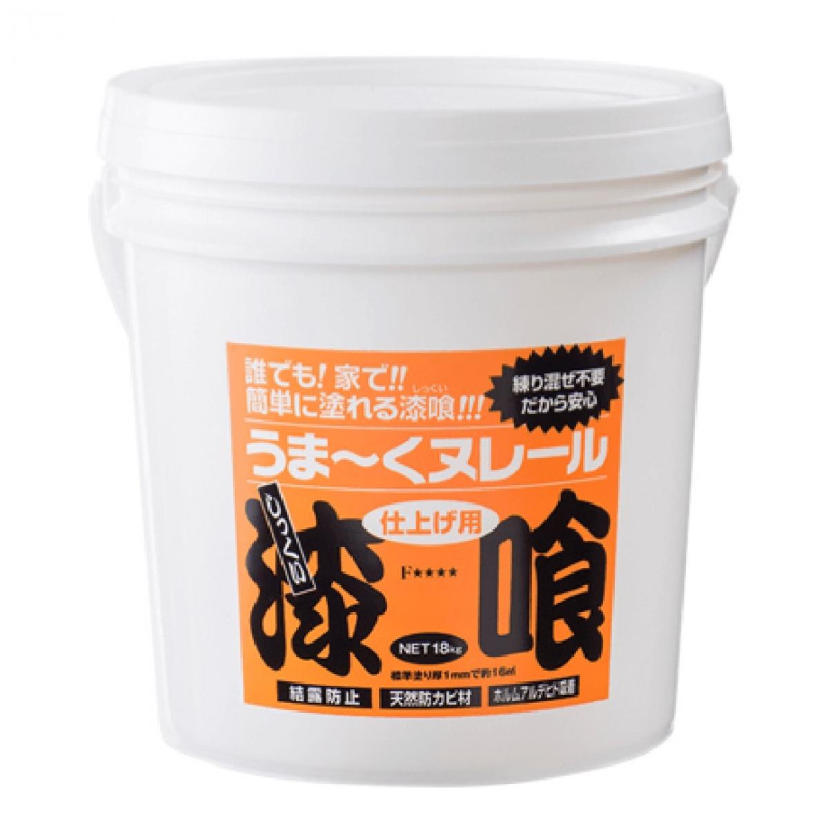 日本プラスター うま~くヌレール 18kg さくら 漆喰 仕上げ用 塗り面積約16平米 DIY 吸湿 調湿
