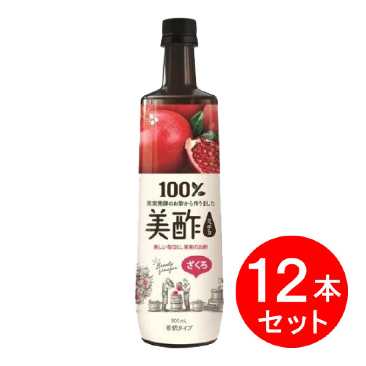 楽天市場】CJフーズジャパン 美酢 ビネガーサワー ざくろ 350ml×24本 1
