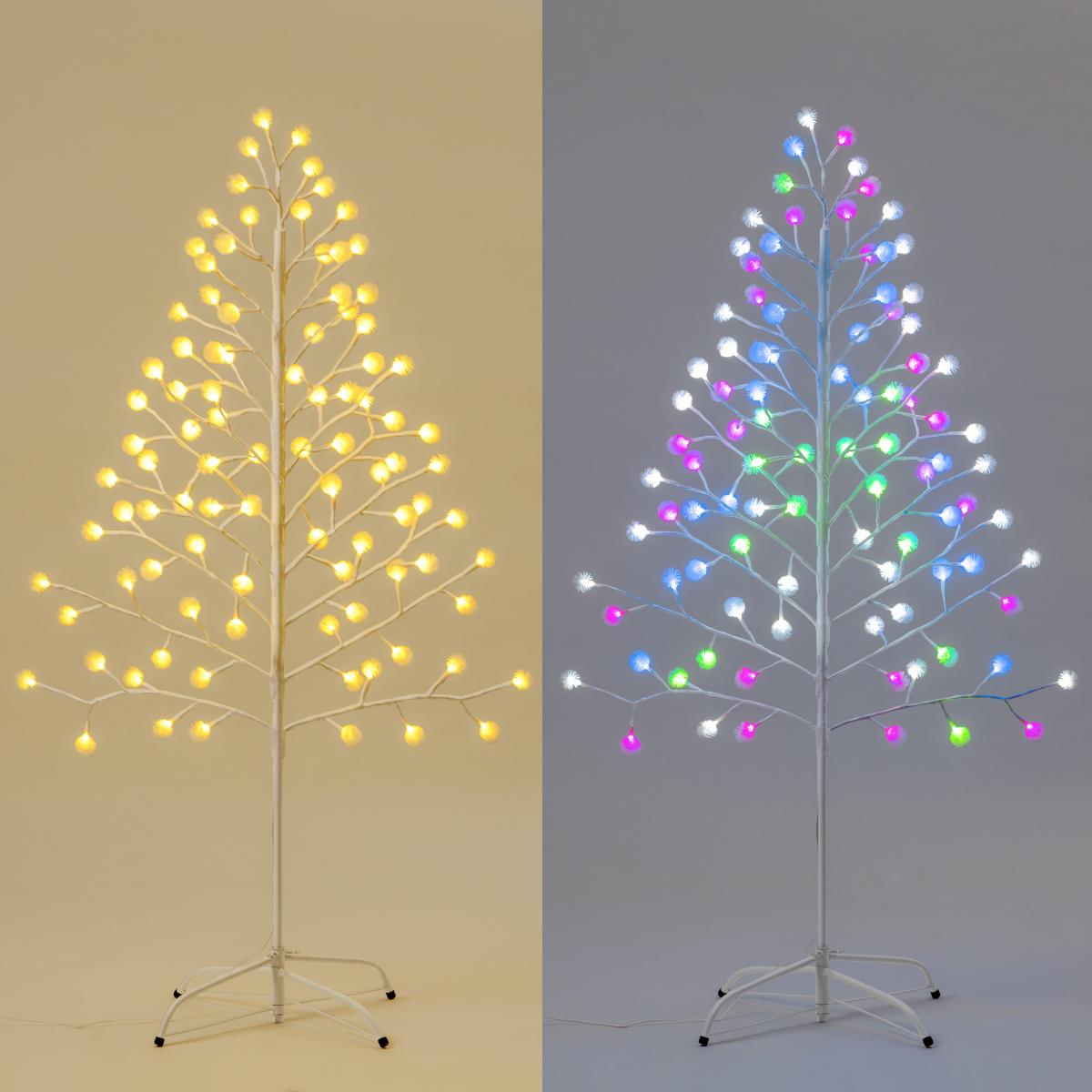 タカショー イルミネーション 彩プレミアム TOKKAツリー M LGT-T02MCM クリスマスツリー LED 150cm 低電力 点灯 パターン 屋内 屋外