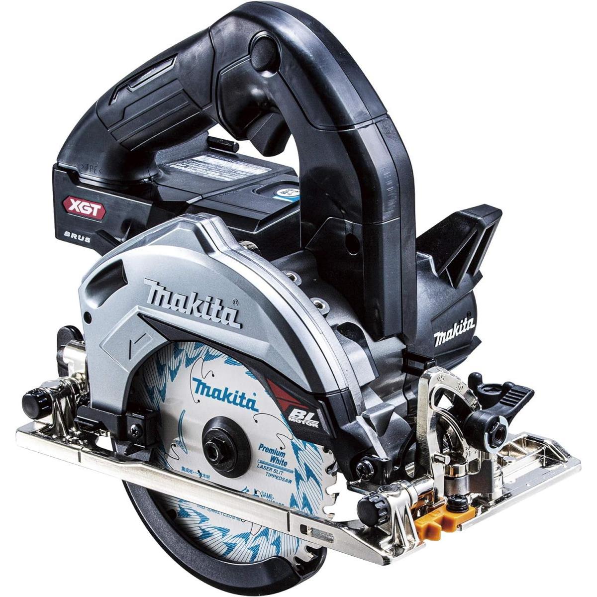 マキタ Makita 40Vmax 125mm 充電式マルノコ 黒 ブラック 本体のみ 【バッテリ・充電器・ケース別売】 HS005GZB 丸ノコ 丸のこ 切断 電動工具