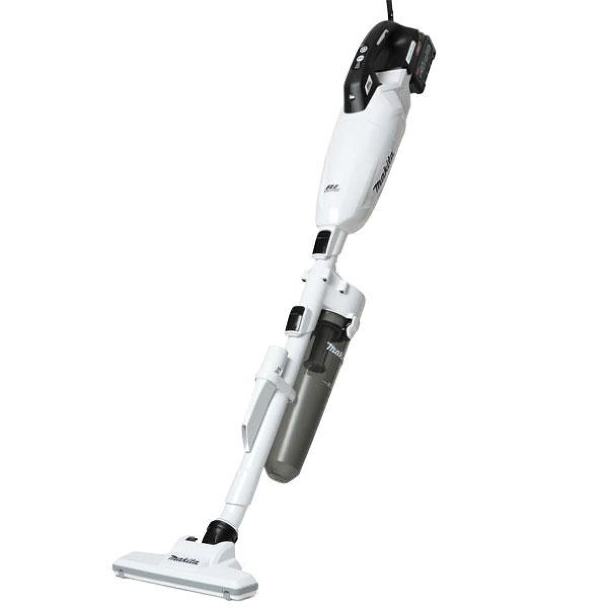 マキタ Makita 充電式クリーナー CL001GRDCW スノーホワイト ロック付サイクロンアタッチメント付  バッテリ・充電器付