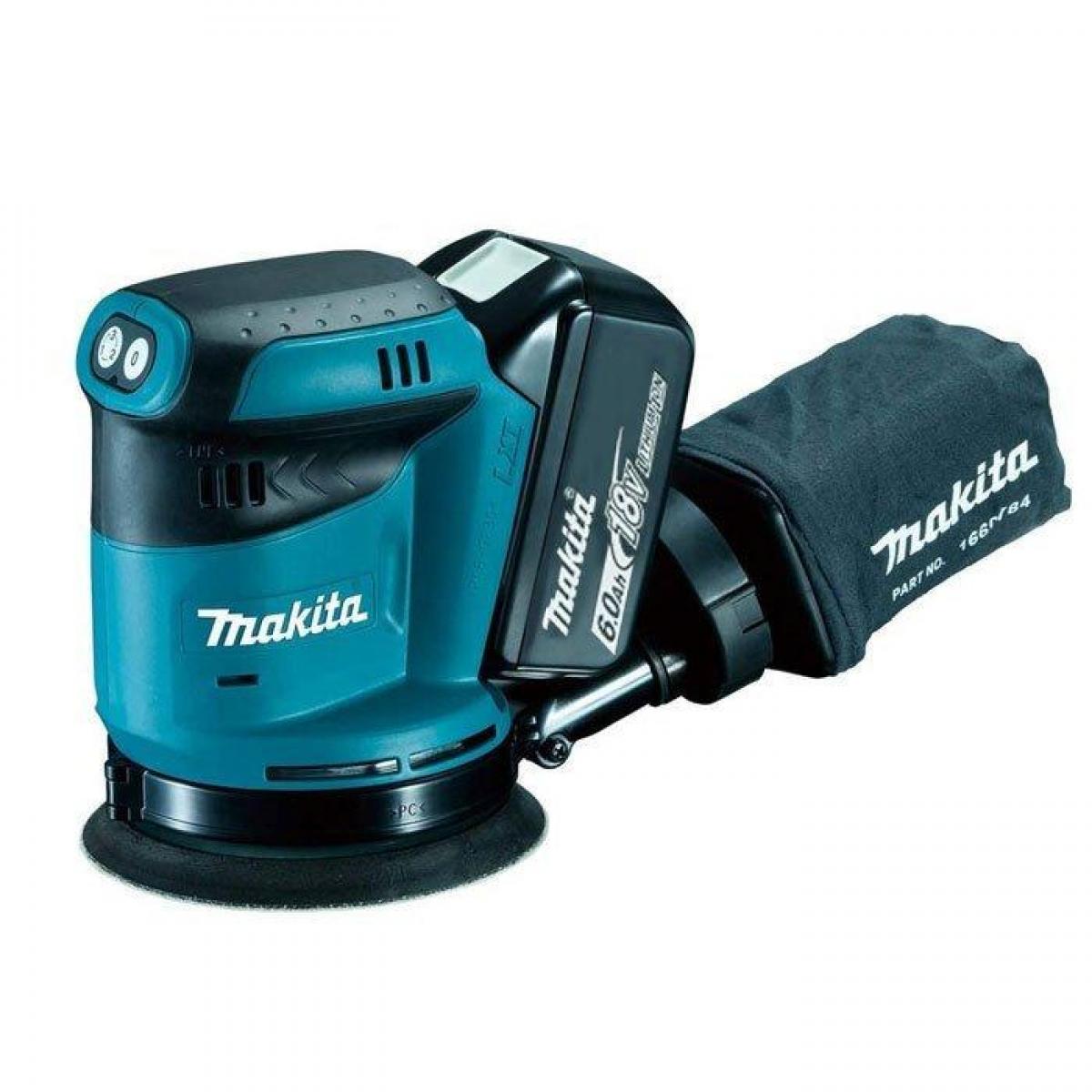 マキタ Makita 申し受ける式 ランダムオービットサンダ BO180DRG バッテリ・申し受ける器付 小型 低興味の中心 コードレス DIY・工具-花・ガーデン・DIY-電動工具本体