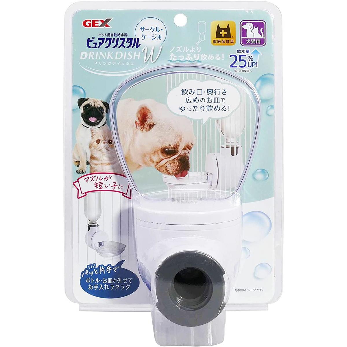 楽天市場】GEX(ジェックス) ピュアクリスタル ドリンクディッシュW 犬