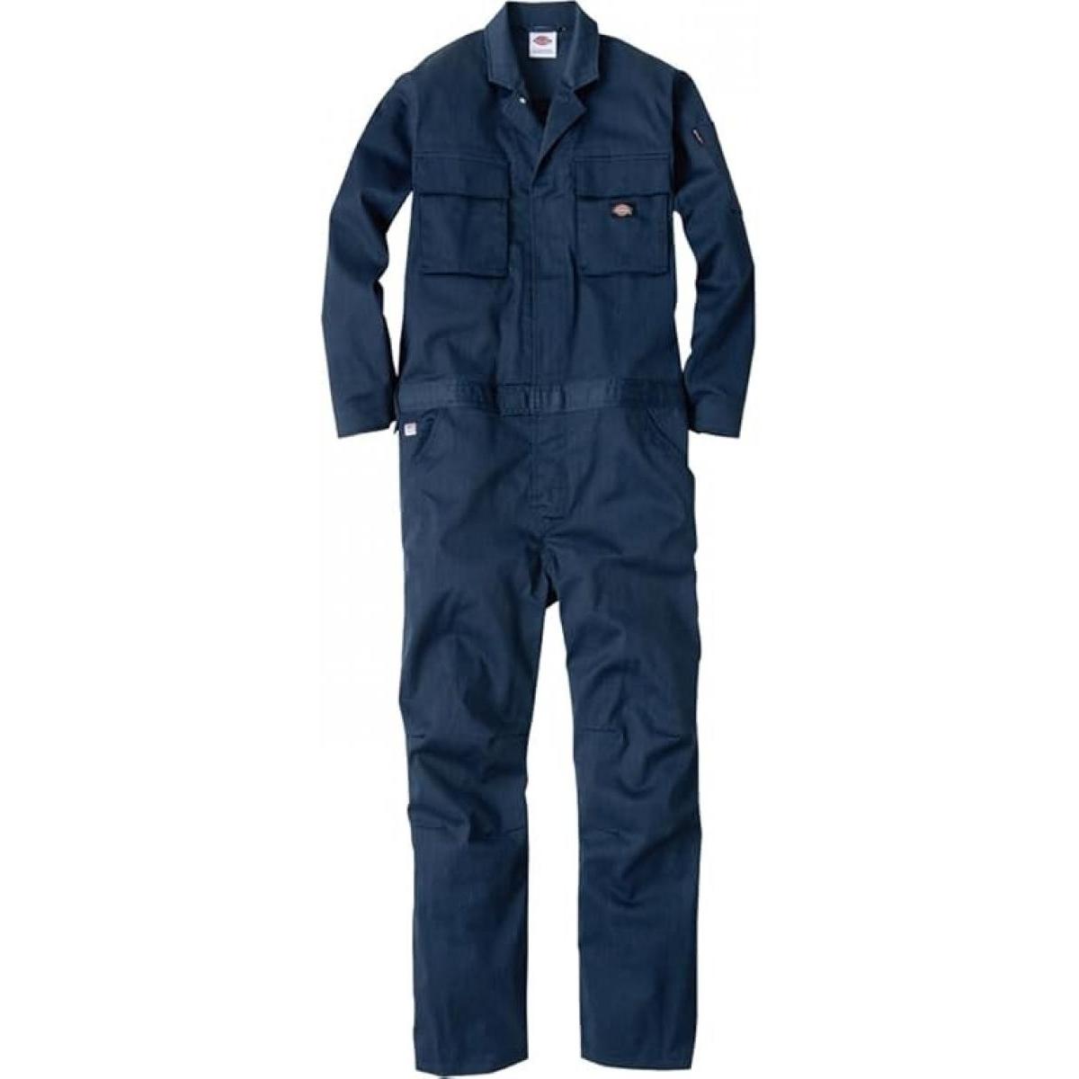 コーコス ディッキーズ Dickies T/Cストレッチツナギ M インディゴ MD-766 作業服 作業着 長袖 メンズ レディース つなぎ 作業衣料