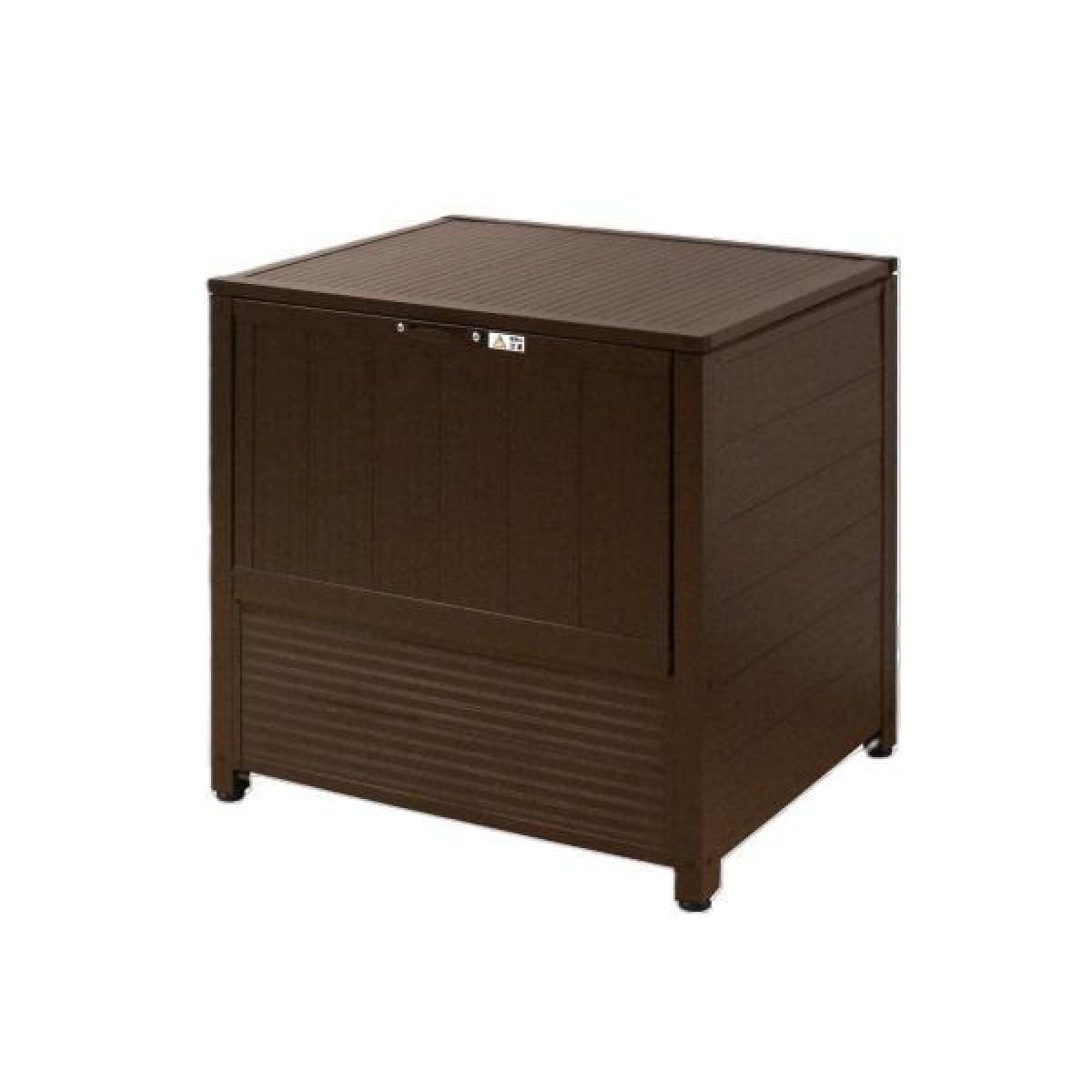 【I】谷村実業 屋外用 アルミダストボックス 70 ブラウン W725×D610×H715 TAN-956-70BR|ダイユーエイト店