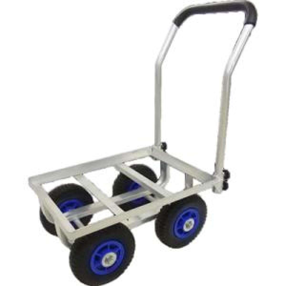 シンセイ アルミハウスカー 8インチノーパンク TC4520-PU 園芸台車 収穫台車
