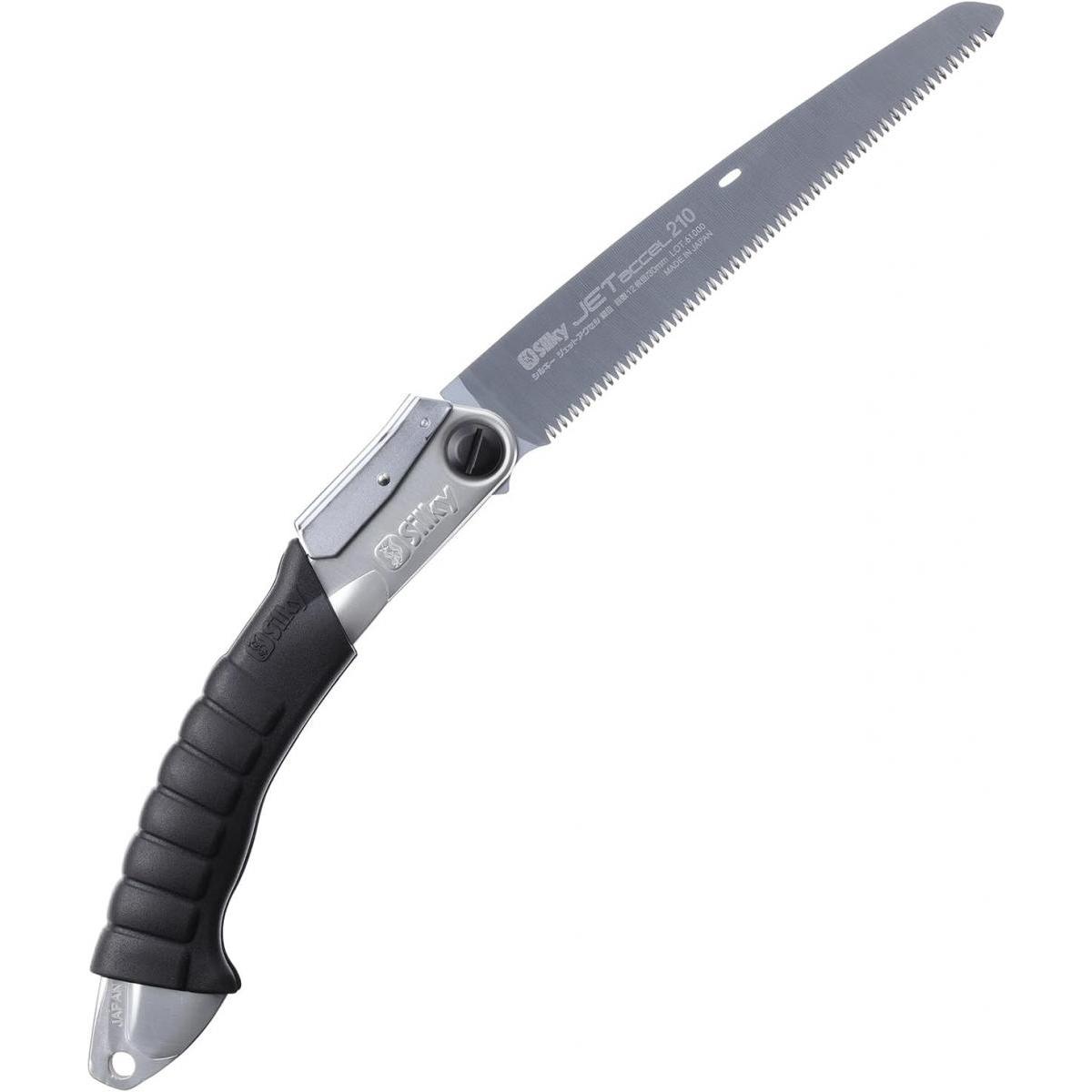 【楽天市場】シルキー ジェットアクセル 細目 210mm 137-21 折込鋸 折り込みバサミ 鋸 のこぎり 剪定作業 剪定 園芸用品：ダイ
