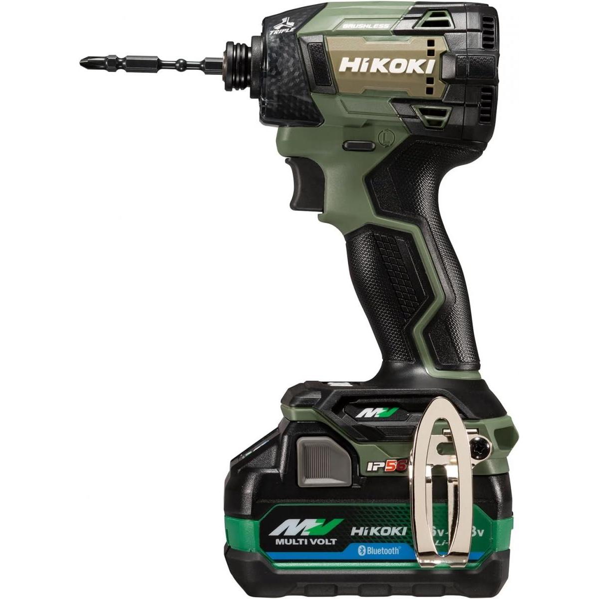 【在庫有・即納】WH36DD インパクトドライバー HiKOKI(ハイコーキ) 36V 充電式 インパクトドライバ フォレストグリーン 2ポート充電器 WH36DD(2XHGSZ)