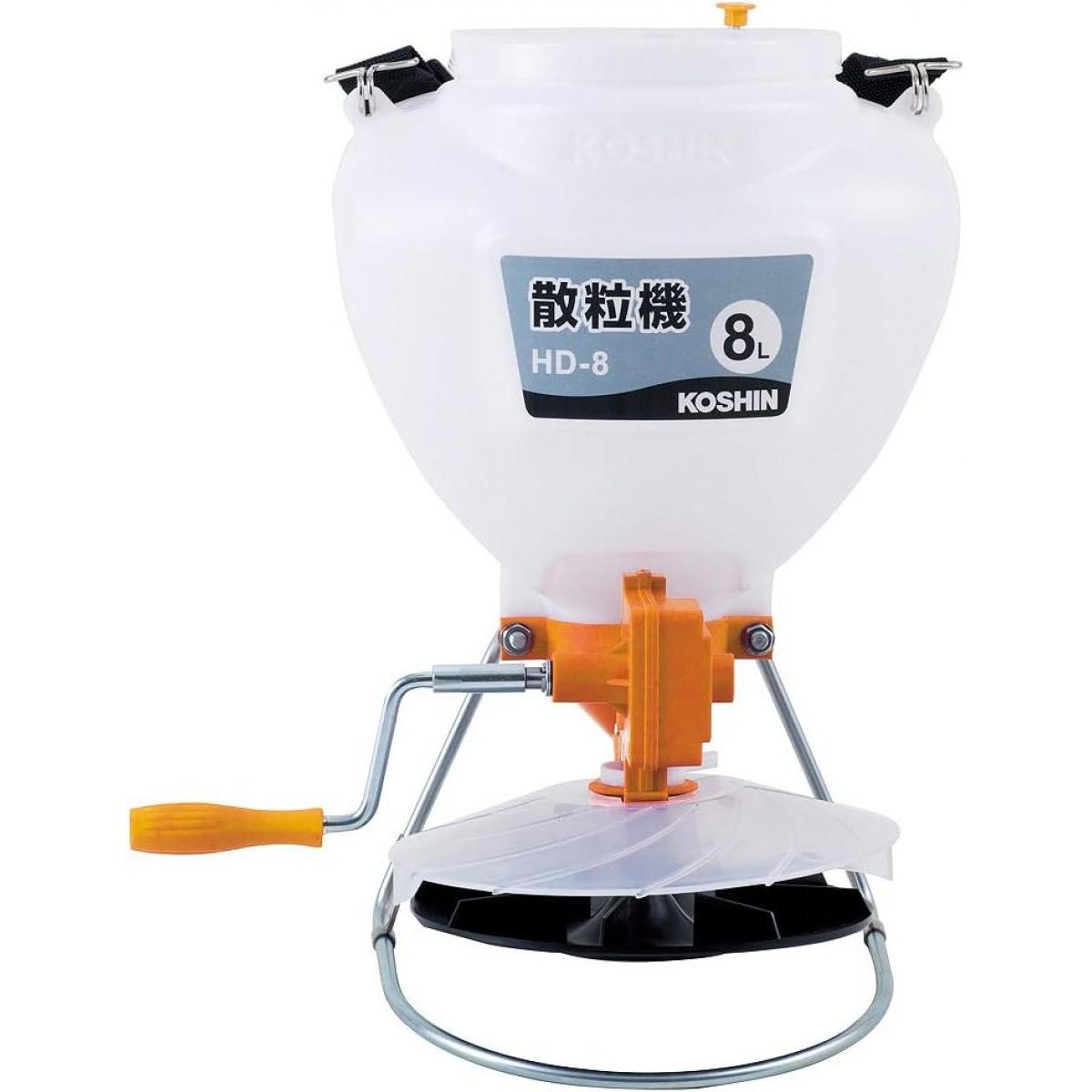 肥料散布器 SK-7 手動式 ストラップ付き 手動散粒機 SK-7 (容量10L) [肥料散布機 肥料散布器] : ミナトワークス