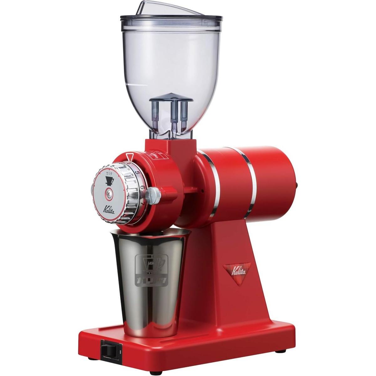 Kalita カリタ 61117 ナイスカットG (インディアンレッド) グラインダー 業務用グラインダー 電動ミル カット刃 コーヒー 珈琲