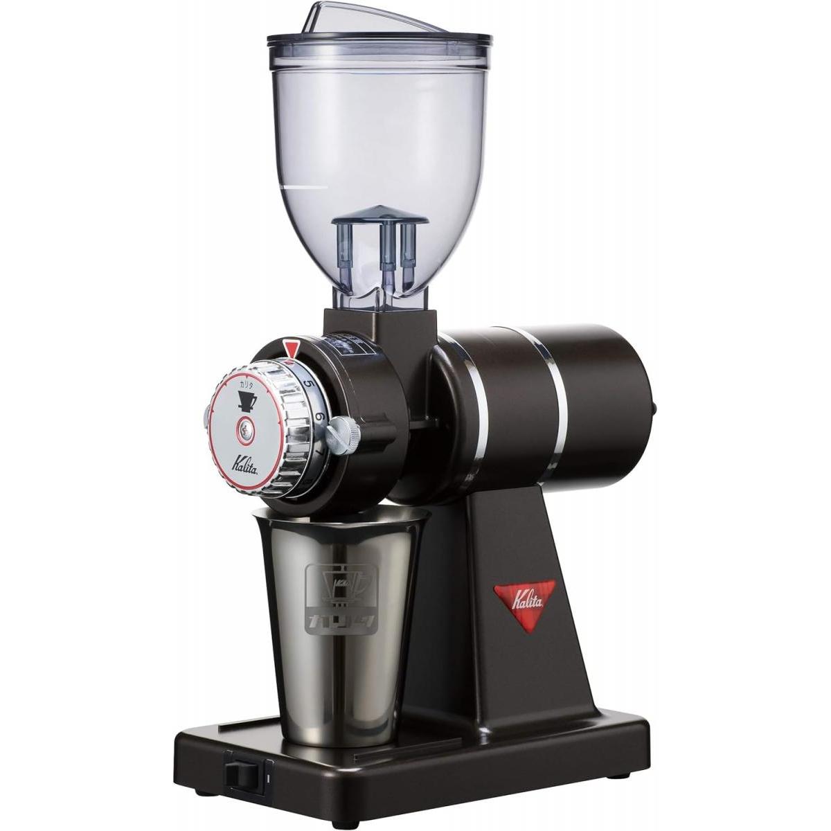 Kalita カリタ 61119 ナイスカットG (プレミアムブラウン) グラインダー 業務用グラインダー 電動ミル カット刃 コーヒー 珈琲