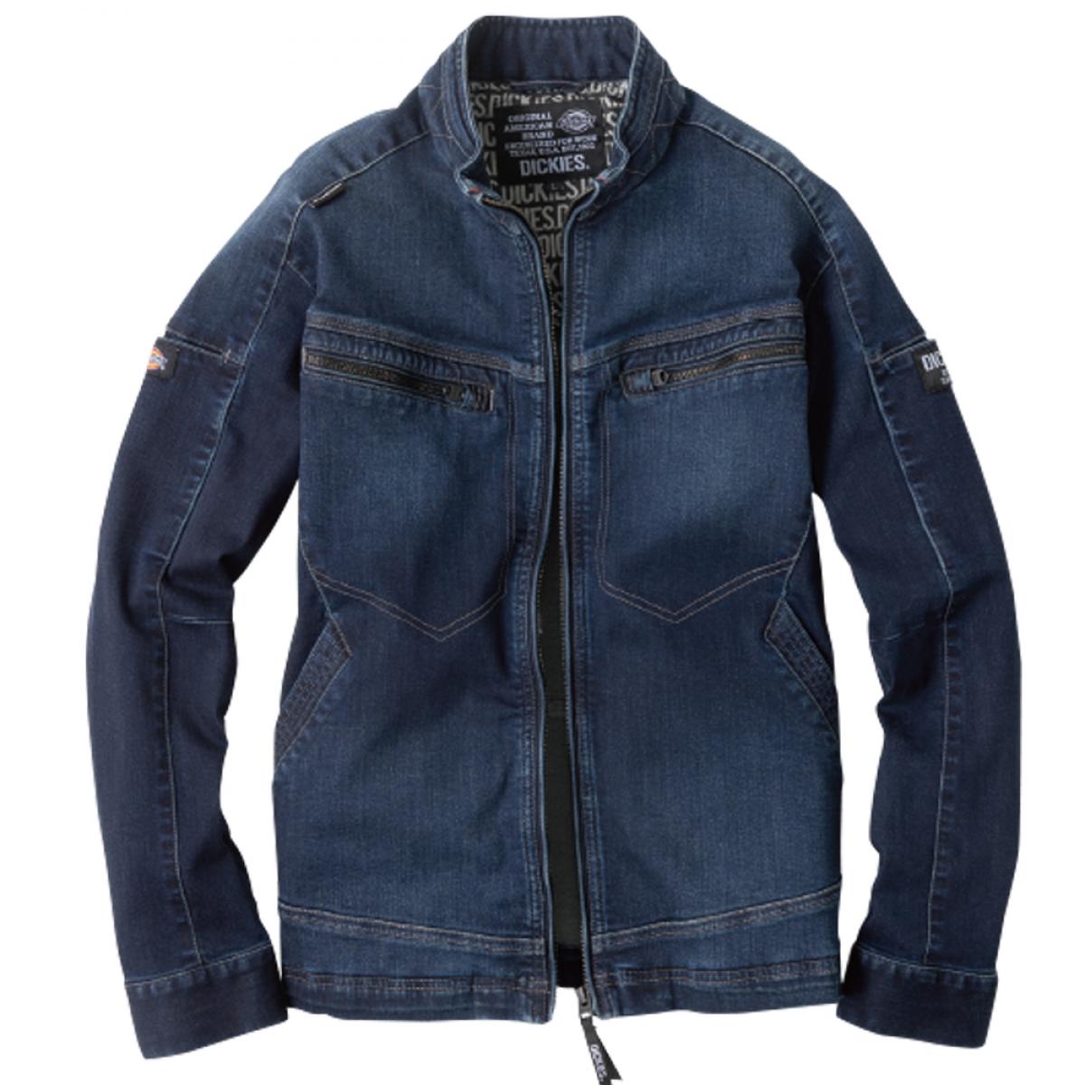 Dickies ディッキーズ ストレッチシルキーデニムジャケット インディゴ 3XL D-2900 コーコス信岡 作業着 作業服