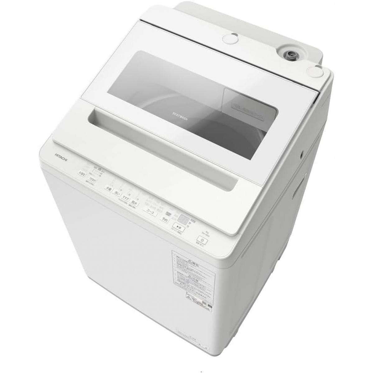 楽天市場】日立 洗濯容量8kg 縦型 洗濯機 ビートウォッシュ BW-V80F(W