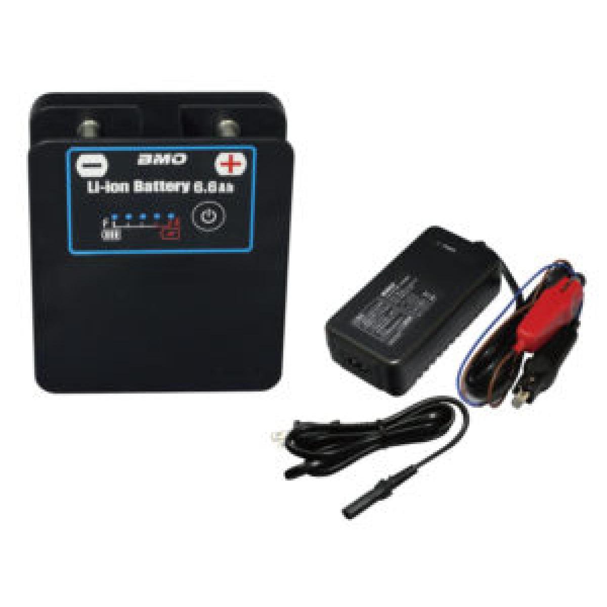 【在庫有・即納】 BMO JAPAN リチウムイオンバッテリー6.6Ah II (チャージャーセット) 本体＋充電器セット 電動リール用 防水仕様IP55 10Z0014