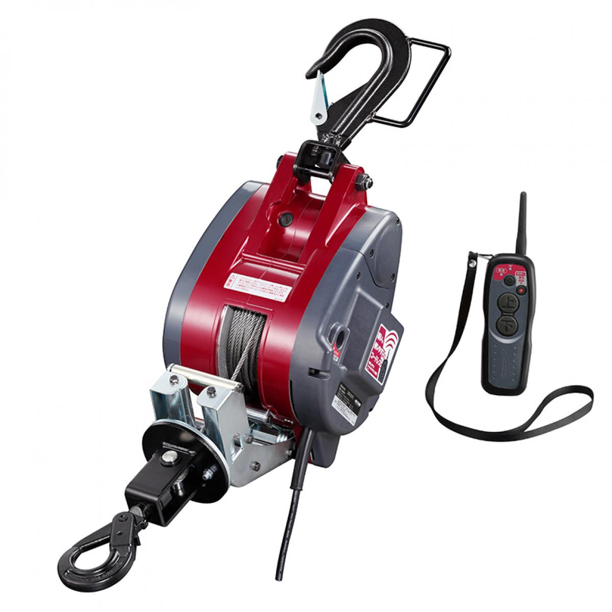 【I】京セラ リモコンウィンチ AWI196RCD プロ向け 荷揚げ 遠隔操作(約30m) 最大吊揚荷重 200kg リモコン ウインチ 【代引不可】