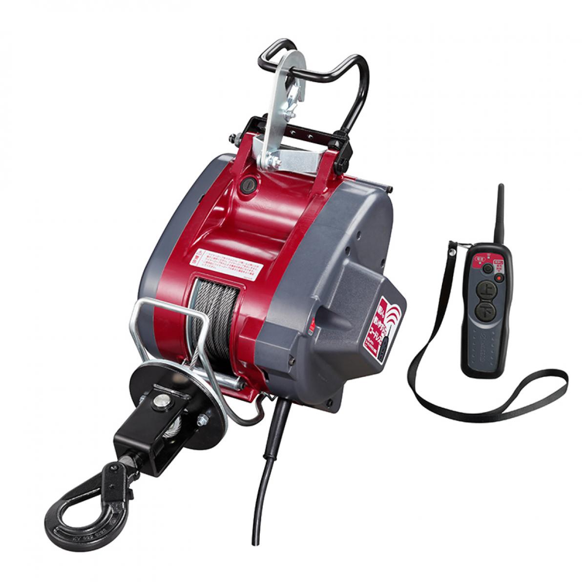 【I】京セラ リモコンウィンチ AWIM126RCD プロ向け 荷揚げ 遠隔操作(約30m) 最大吊揚荷重 130kg リモコン ウインチ 【代引不可】｜ダイユーエイト店