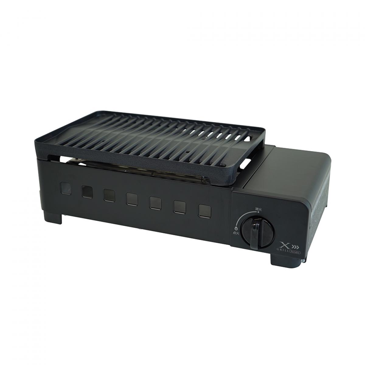 楽天市場】YAMAZEN 山善 減煙カセットガスグリルポータブル YGM-GS1(B