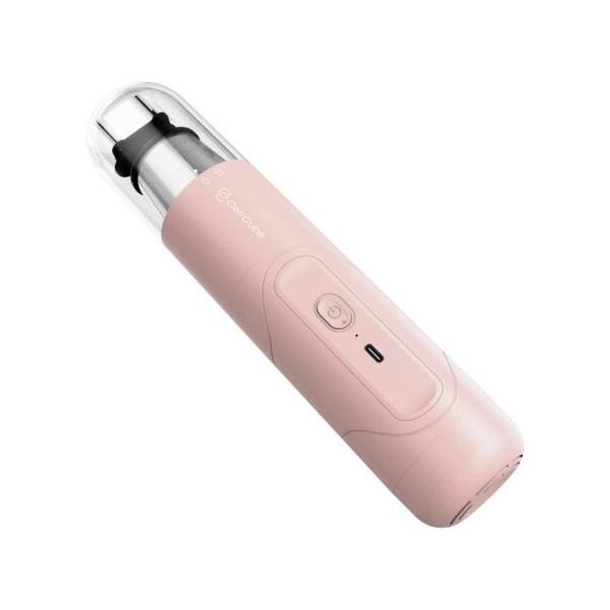 Cell Cube ハンディークリーナー CC-VC01-LC 薄桜 ポーム バキューム クリーナー ピンク 軽量 スキマ かわいい 掃除機 吸引力 おしゃれ|ダイユーエイト店