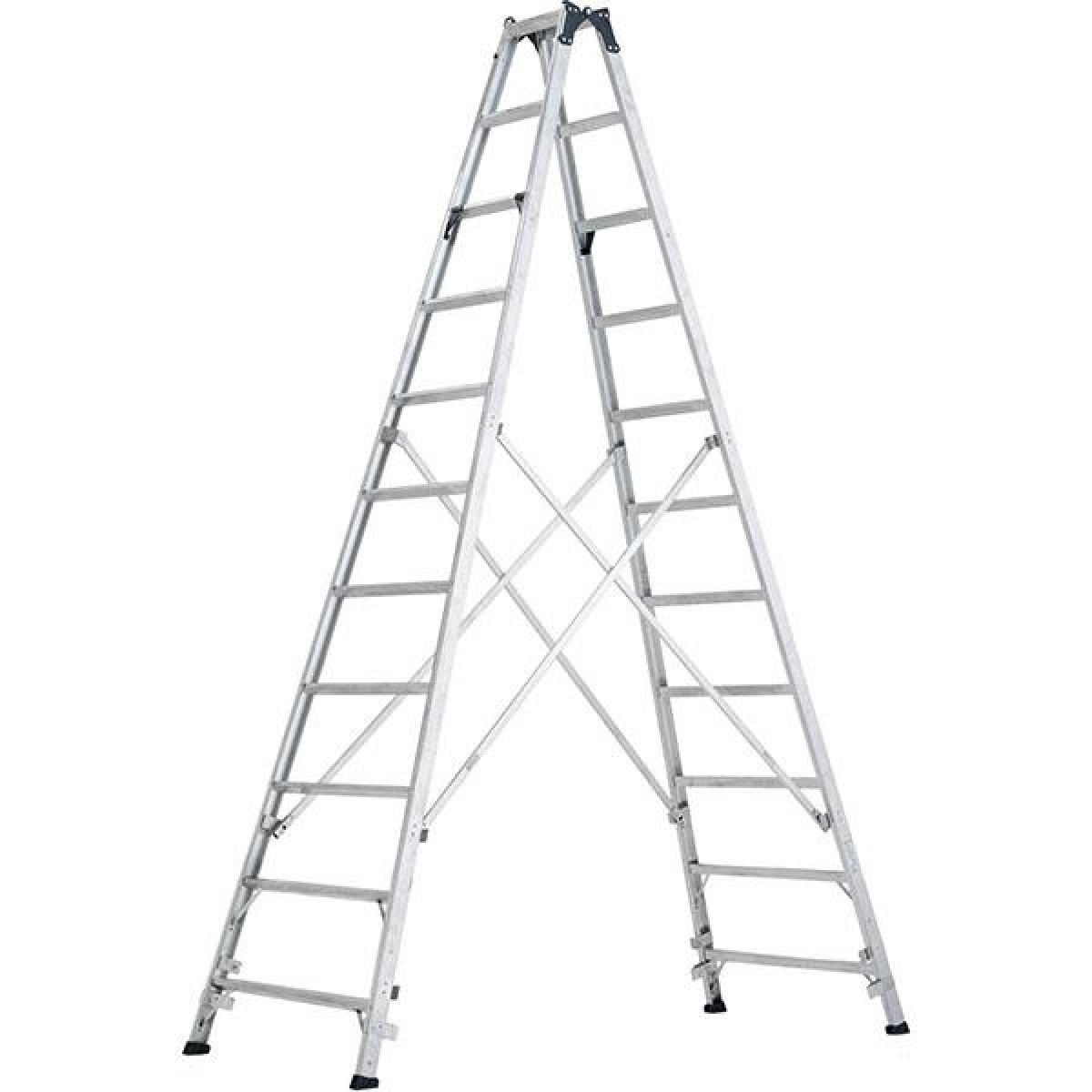 【I】ALINCO アルインコ 長尺専用脚立 MXB-330F 天板高さ3.18m 幅広踏ざん60mm 【代引不可/北海道・沖縄・離島不可】