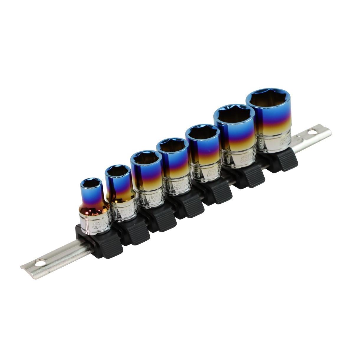 E-Value ソケットセット SHS307M-P 差込角：9.5mm(3/8インチ) 六角ボルト・ナット締め付け・緩め