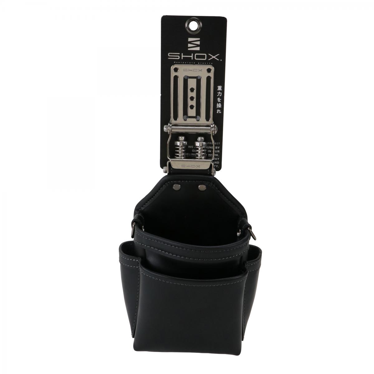 SHOX 小型 腰袋 2段 M SHX-13 工具収納 牛本革製 ツールホルダー 8,435円