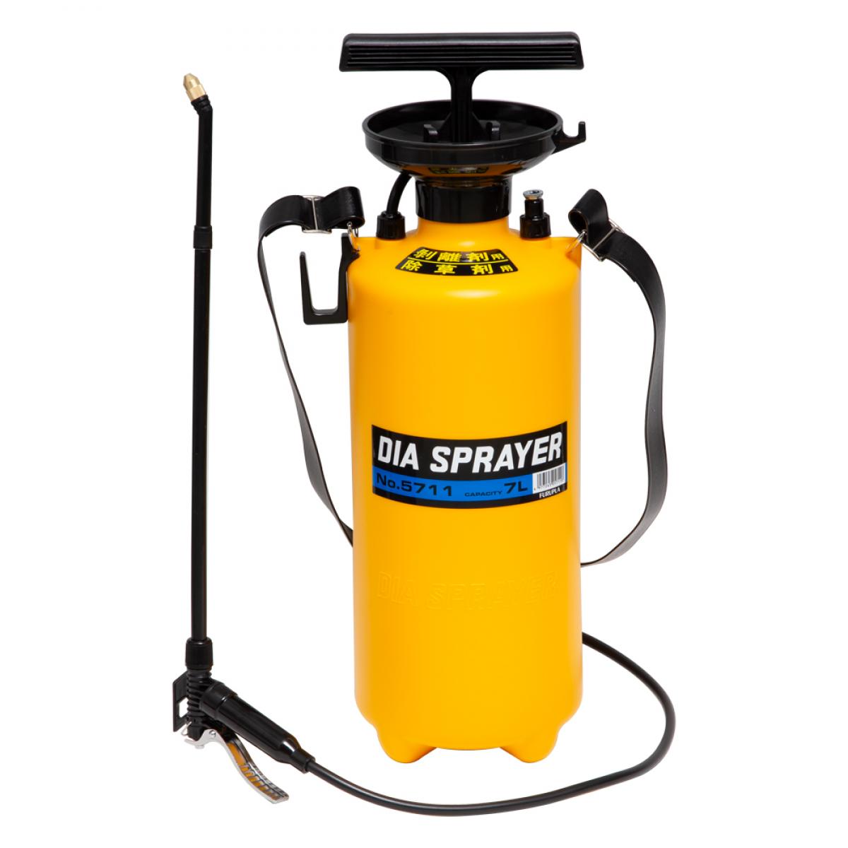 フルプラ ダイヤスプレーコンクリート型枠?離剤・除草剤用エンプラ製ノズル 45cm付 7L NO.5711