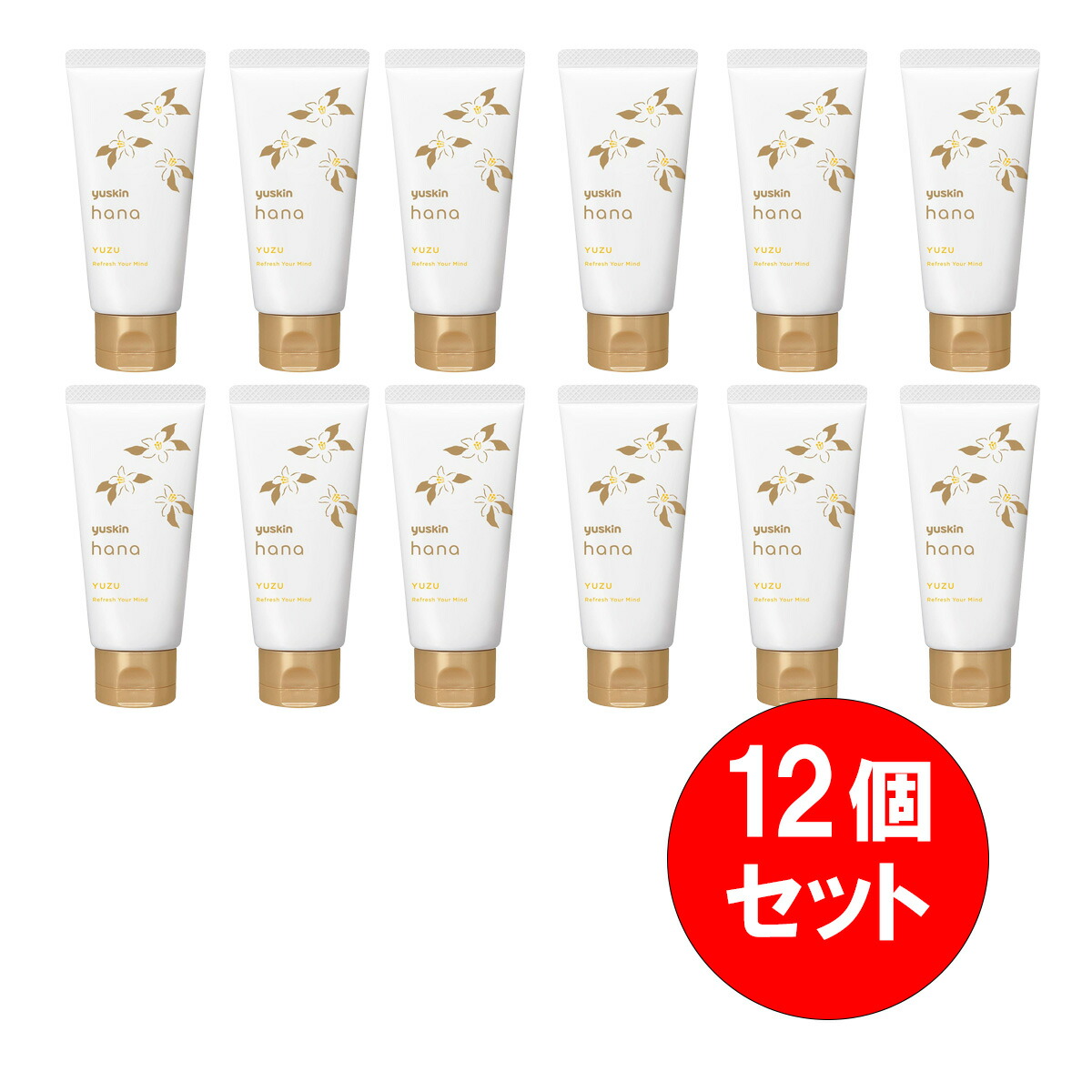 【まとめ買い】12個セット ユースキン製薬 ユースキン ハナ ユズ 50g ハンドクリーム 高保湿 低刺激 ほのかな香り お肌にやさしい 6,364円