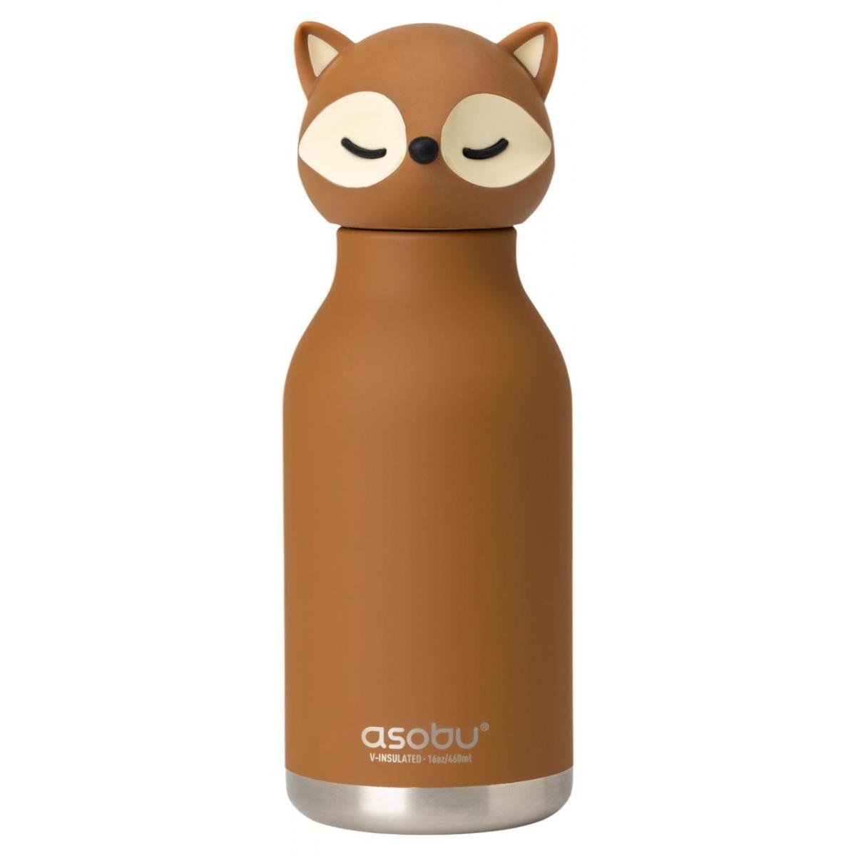 asobu BESTIE ベスティ キツネ 460ml SBV44FO 水筒 ボトル ストロー付き 保温 保冷 真空断熱構造 かわいい ステンレス