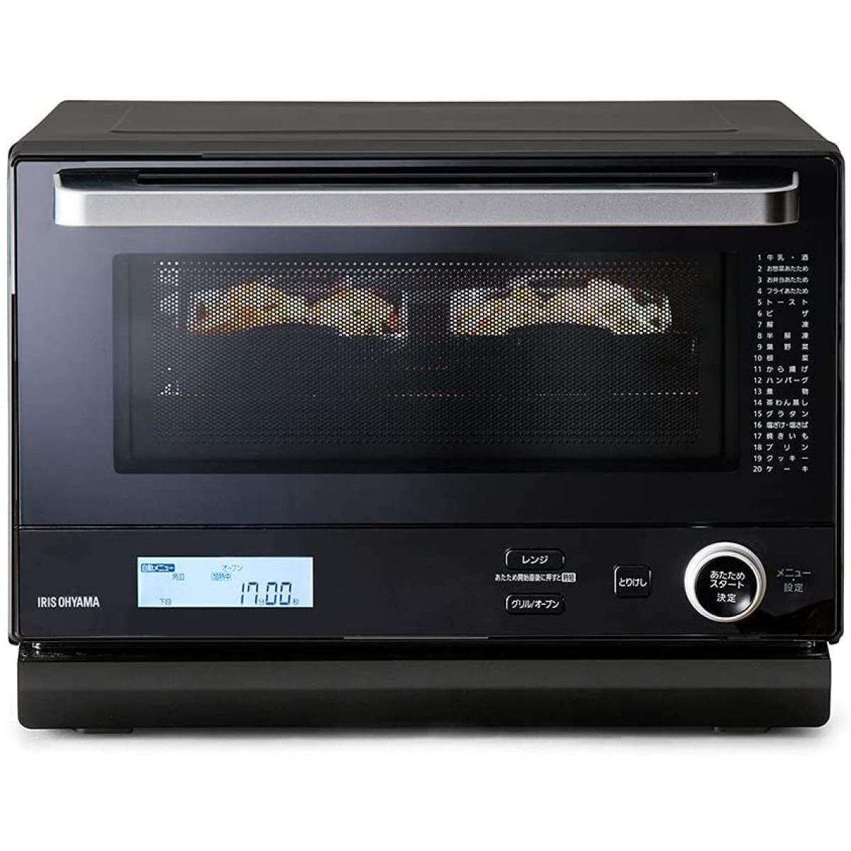 楽天市場】アイリスオーヤマ 過熱水蒸気 スチームオーブンレンジ 24L