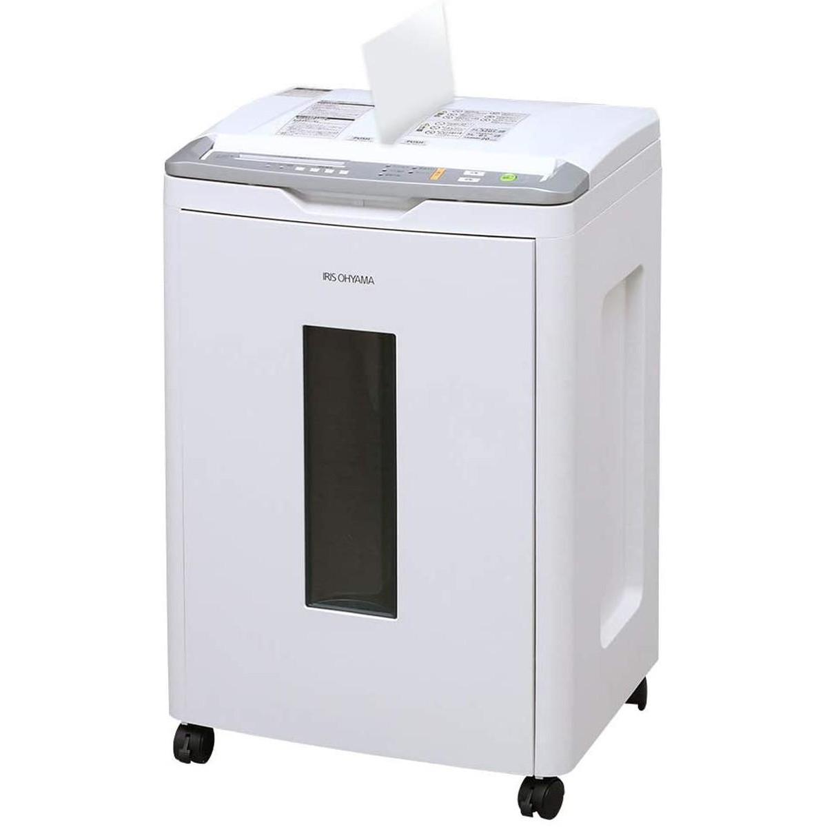 【I】【代引不可】アイリスオーヤマ シュレッダー 御役目用 静音 砂ぼこりボックス席53L AFS320C 白いこと【北海道・沖縄・離島不可】 パソコン・周辺機器-電動シュレッダー-オフィス機器