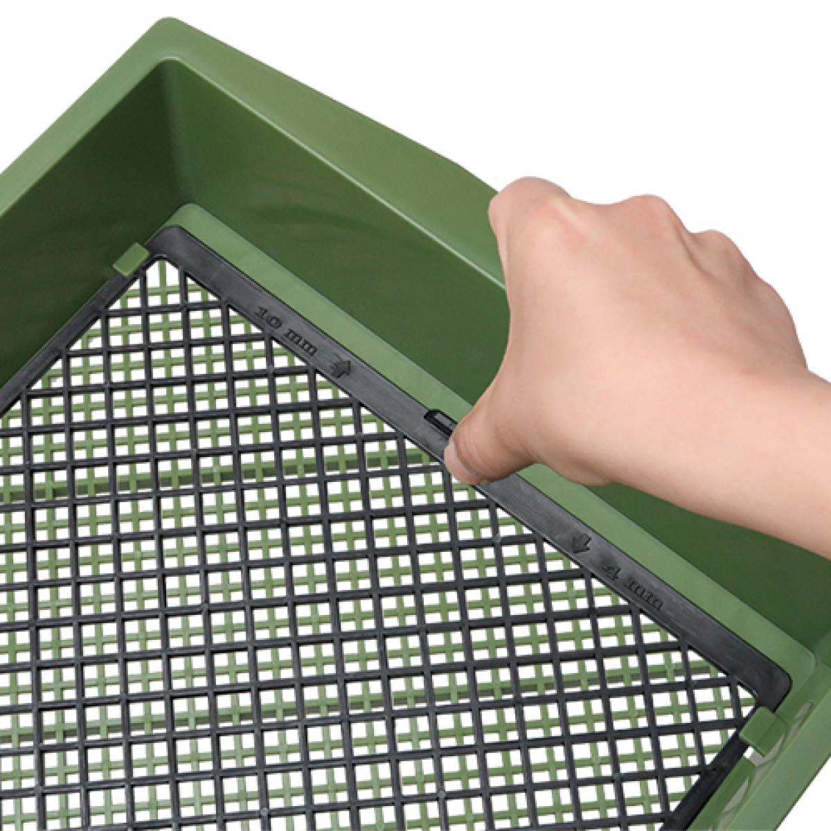 市場 千吉 10mm 4mm 花 プラふるい Big 花壇 ガーデニング