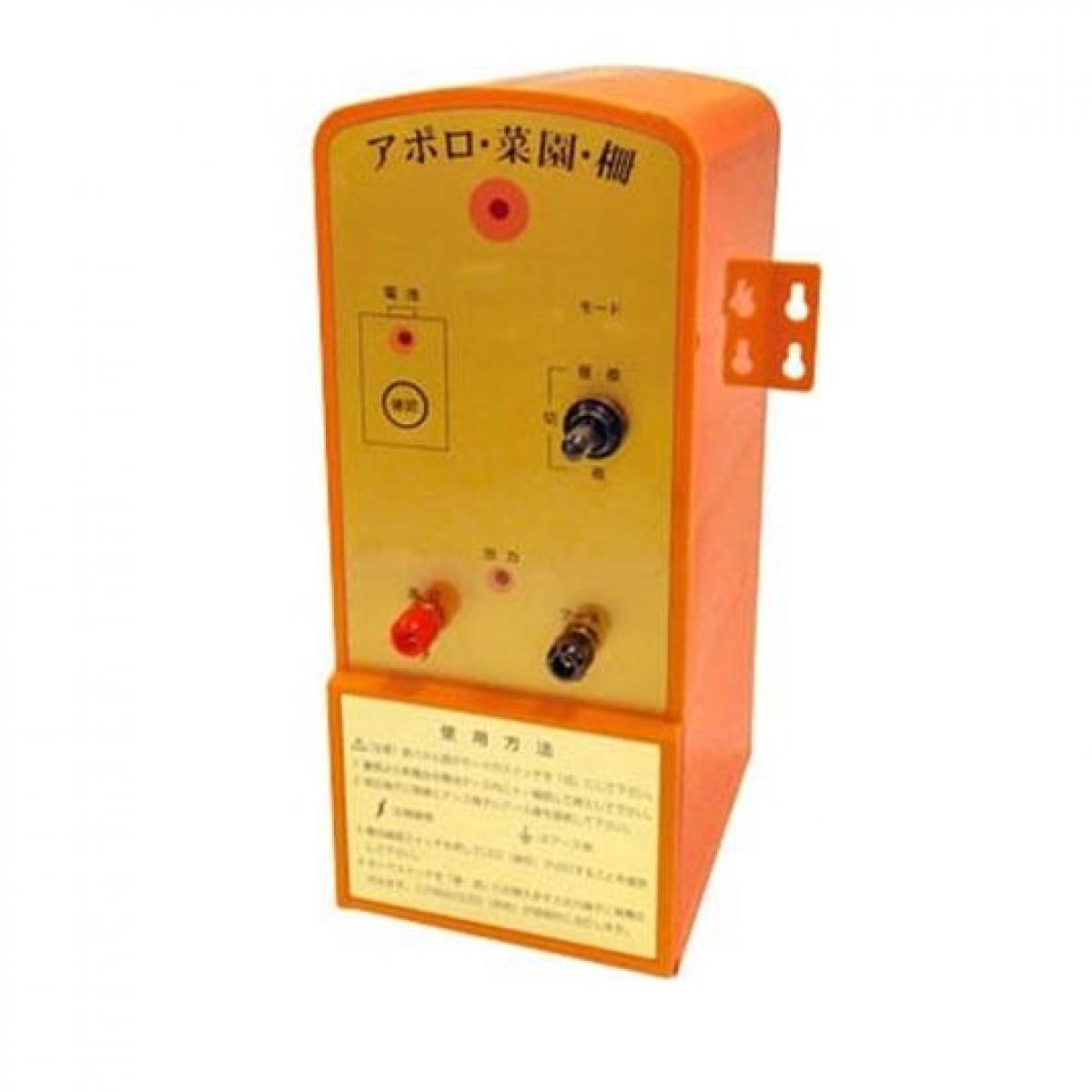 アポロ 菜園用 電気柵 SP-2018 100m 2段張り セット 電柵 害獣対策 家庭菜園 イノシシ ハクビシン 防雨型 昼夜 夜間|ダイユーエイト店