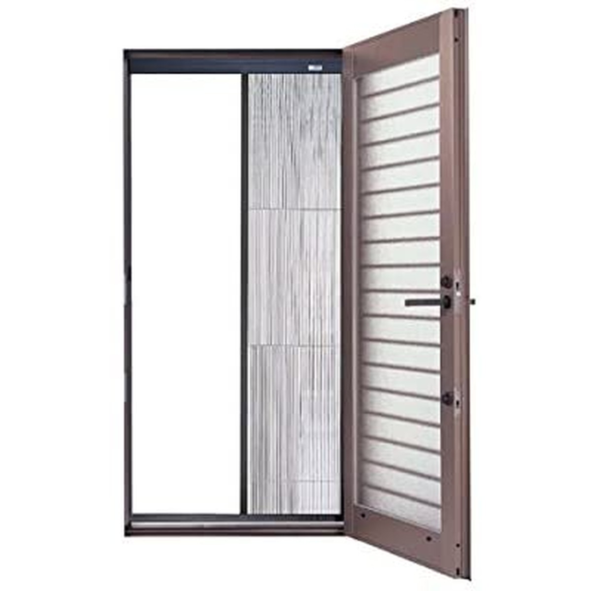 セイキ販売 SEIKI オレジョーズII ドア用アコーデオン網戸 HAT-187 W860&times;H1870 玄関網戸 ドア網戸 DIY 節電｜ダイユーエイト店