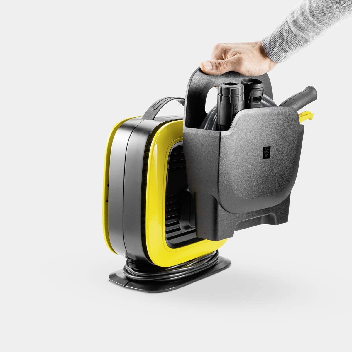 楽天市場 ケルヒャー Karcher 高圧洗浄機 K Mini 1 600 050 0 コンパクト 家庭用 スマート収納 アクセサリ収納 ケース ダイユーエイト楽天市場店