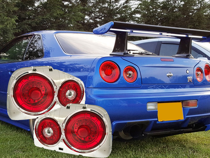 最終決算 ライト ランプ Er34 Hr34 レッドクリア Ledテール クーペ用 2dr R34 Ledテール スカイラインクーペ Enr34 J218rc 78works Gt R Gt Bnr34 Www Dgb Gov Bf