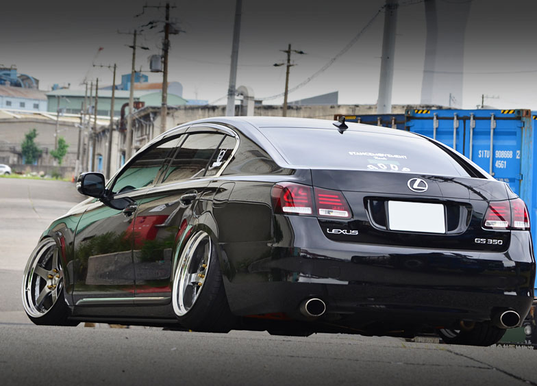 楽天市場】レクサス 19系 GS ファイバー LED テールランプ V2 ブラック