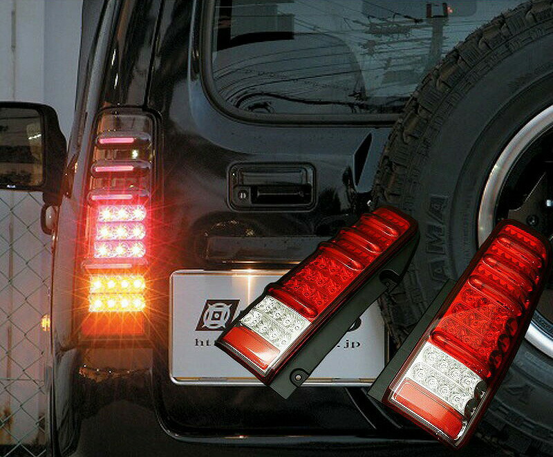 ジムニー LEDテール JB23W H10/10～H30/6 サンダーLEDテール [流れるウインカー] MBRO/エムブロ 3色 (STJBJIMY-2LSW--04｜カー用品　カスタムハウス