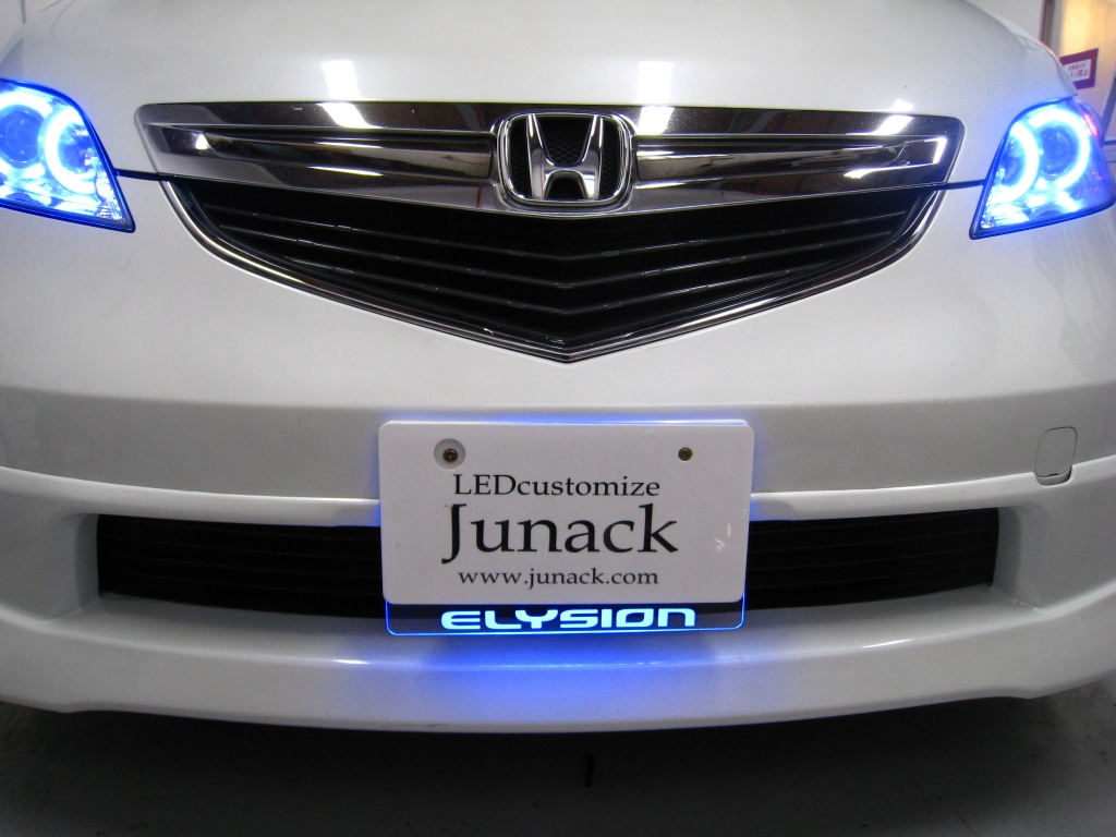 レガシィ LEDトランスプレート ロゴ:LEGACY Junack/ジュナック (LTP-1｜カー用品　カスタムハウス