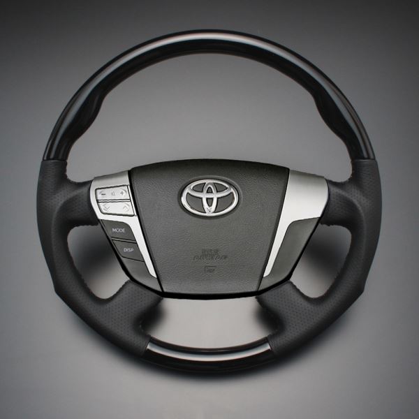 Luna ルナ カスタムハウス ルナインターナショナル 08 5 15 1 Ls13a カー用品 ピアノブラックxダークグレーレザー 内装パーツ 08 5 15 1 ステアリング 車用品 系 アルファード