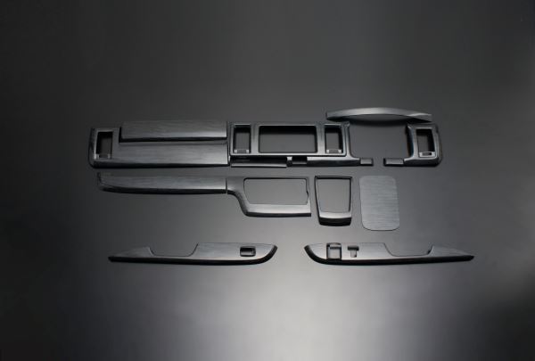 ハイエース インテリアパネル 14P 200系 ワイドボディ 2013/11- 黒木目 LUNA/ルナ (PDL003W