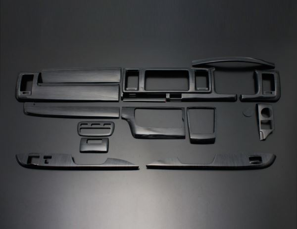ハイエース インテリアパネル 15P 200系 標準ボディ 2013/11- 黒木目 LUNA/ルナ (PLT931
