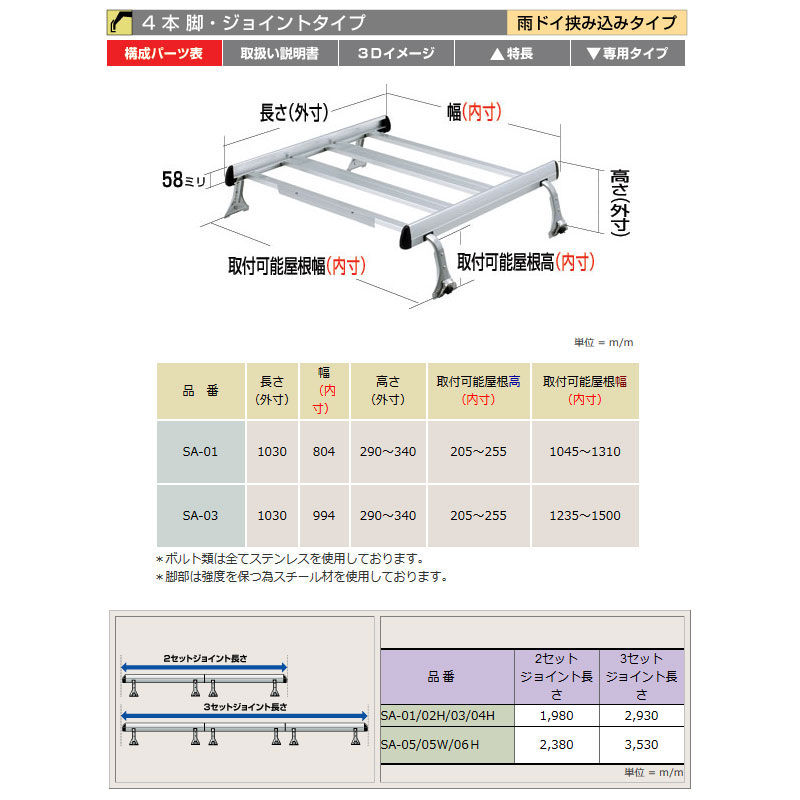 独創的な-•ン 標準ルーフ• DA64W系 ロッキー - lab.comfamiliar.com