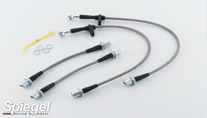 プレオ ステンメッシュブレーキライン RA1 RA2 リヤドラム H10/10-H19/06 Spiegel/シュピーゲル (KBS004-1