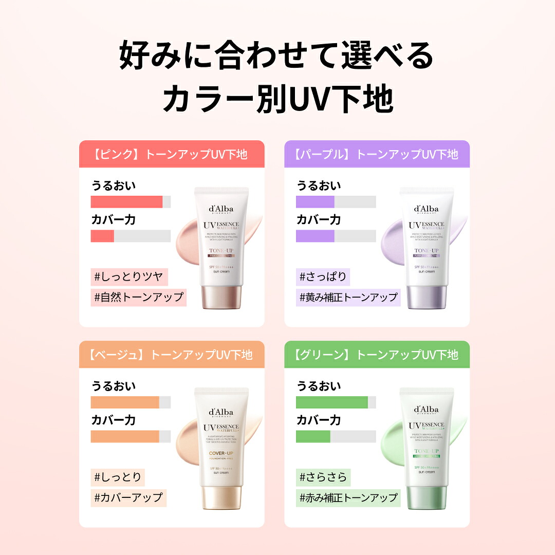 d'Alba ( ダルバ ) 公式 】【 選べる トーンアップUV下地 SPF50+