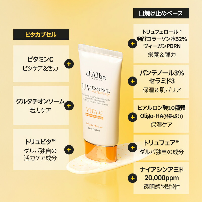 d'Alba ( ダルバ ) 公式 】【 選べる ウォータフル 日焼け止め 7種