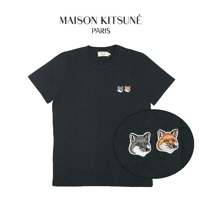 【楽天市場】MAISON KITSUNE Tシャツ メゾンキツネ メンズ レディース ユニセックス 半袖 DOUBLE FOX HEAD