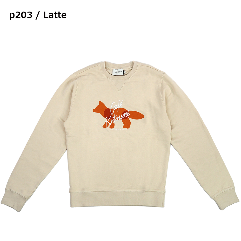 MAISON KITSUNE カフェ キツネ スウェットシャツ mサイズ